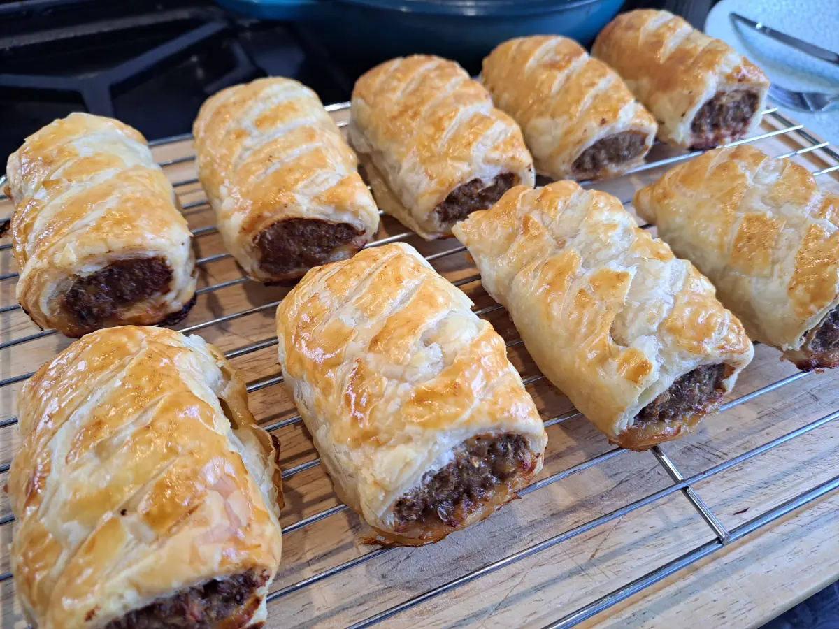Southern Fried Turkey Sausage Rolls